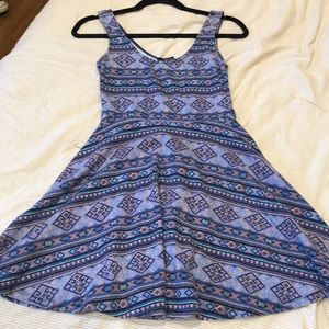 Multicolored Aztec Dress Size Small